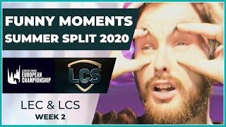 Funny Moments - LCS & LEC Week 2 - Summer Split 2020