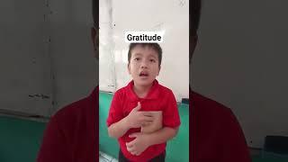 Pembelajaran Gratitude Siswa kelas 1 oleh Arshaka