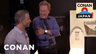 Conan & Jordan Visit The Toto Toilet Showroom  CONAN on TBS