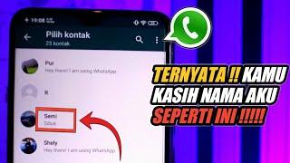 Trik Whatsapp Cara Mengtahui Nama Kita Di Kontak Wa Orang Lain