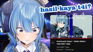 Suisei Jadi Vtuber Pertama Yang Tampil Di First Take   vtuber  hololive sub indo 