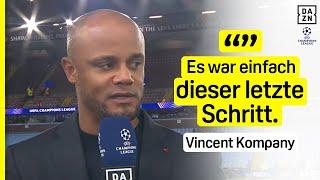 Kompany Kimmich Neuer Emery  Aston Villa - FC Bayern  Interviews  UEFA Champions League  DAZN