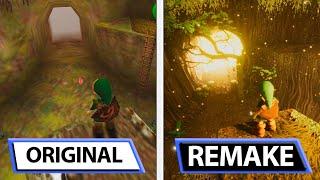 Zelda Ocarina Of Time  Original vs Remake  An Unreal Engine Project by CryZENx