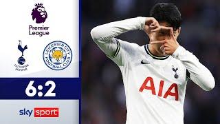 Blitz-Hattrick von Son lässt Spurs jubeln  Tottenham - Leicester   Highlights - Premier League