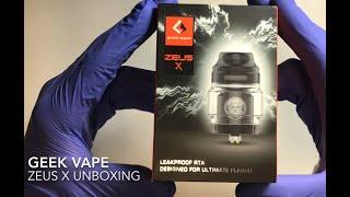 Geek vape Zeus X RTA review and rebuild Tutorial