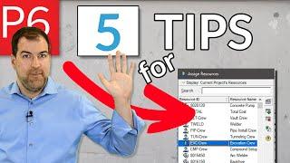 Resource Loading in Primavera P6 - 5 Tips to make it EASIER