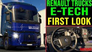 ETS2 Renault Trucks E-Tech REVIEW  First Look NEW Renault Truck ᐅ ETS2 NEW TRUCK 2024