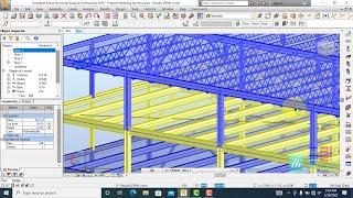 Steel Structure Design in Robot Structural Analysis  Part 04