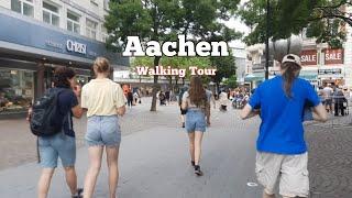 Aachen City Germany Walking Tour  2022  North Rhine-Westphalia