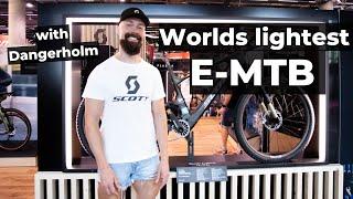 Worlds lightest E-MTB Scott Lumen with  Dangerholm  Eurobike 2023