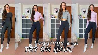 Affordable Gym leggings Try On Haul  Ft. Dossier  CRZ Yoga Best Affordable Leggings   Gym Outfits