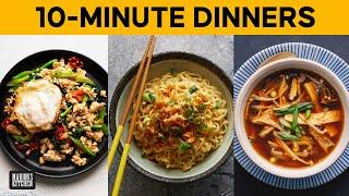Three Asian dinners you can make in 10 MINUTES   #WithMe #quarantinecooking  Marions Kitchen