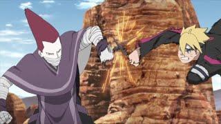 Boruto Sarada and Chocho Vs Kakou Inojin was hit by Kiraras jutsu and took Boruto hostage