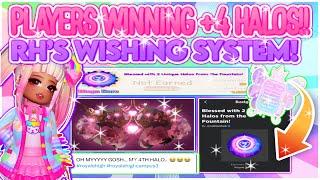 How PLAYERS WIN +4 HALOS Royale High’s WISHING SYSTEM HYPOTHESIS & analysis #royalehigh