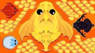 New Golden King Dragon Gameplay  Golden Age Mope.io