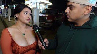 Houston Nightlife Street Interviews  Can girls get numbers? I test them out