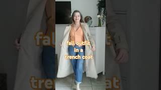 Styling trench coat for fallautumn #grwm #ootd #falltrends #autumnlook #primaveraverão