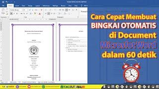 Cara Cepat membuat bingkai otomatis di document microsoft word  tutorial89