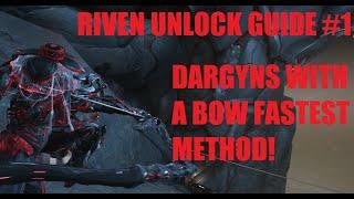 WARFRAME 6 Dargyns In Flight With Bow Riven Challenge Guide FastestEasiest Method 2021 How To