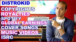 DistroKid - 20 Questions ANSWERED Copyrights Cover Songs Royalties Spotify Global Earnings...