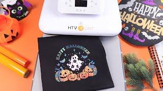 Sublimate a Halloween shirts With HTVRONT Auto Heat Press