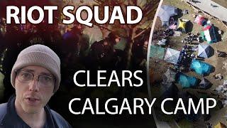 Calgary riot squad removes pro-Hamas encampment from University of Calgary