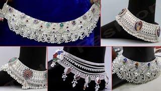 Latest Silver Payal Design  New Bridal Anklet Collection.Silver payal designs with price and weight