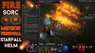 Diablo 4 - Echo of Varshan Meteor Firewall Starfall Coronet Sorcerer Clear Season 3