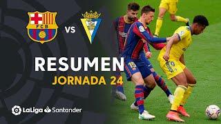 Resumen de FC Barcelona vs Cádiz CF 1-1