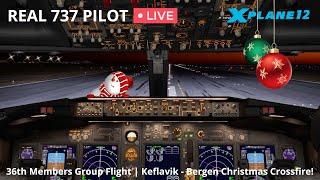 Back in the ZIBO MOD 737  X-Plane 12  36th Members Group Flight  Keflavik – Bergen