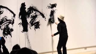 Yoko Ono Action Painting.