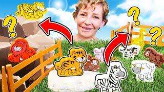 Video für Kinder mit Nicole  Nicoles Spielzeug Welt. Lebensraum für verschiedene Tiere.