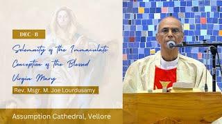 Solemnity of the Immaculate Conception of the Blessed Virgin Mary - Sermon-Rev.Msgr.M.Joe Lourdusamy