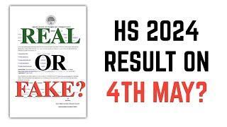 HS 2024 RESULT ON 4TH MAY? REAL OR FAKE  HS  2ND YEAR  CLASS XII YOU CAN LEARN