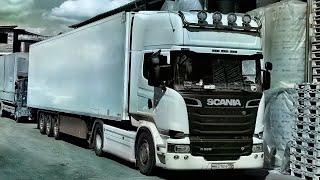 Украина транзит  рейс в Турцию  SCANIA V8