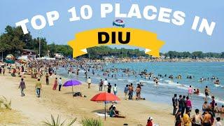 Top 10 Places in Diu in Hindi  Gujrat Tourism  Diu Beach  Must Visit Place in Diu  Mini Goa 