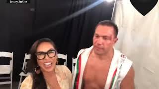 Jab boxer ne kiya on screen reporter ko kiss boxer kubart pulev kisses reporter