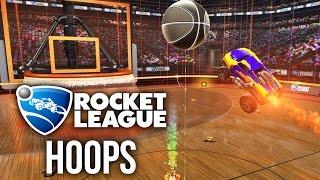 ROCKET LEAGUE BASKETBALL - Rocket League Hoops Gameplay - SO MUCH FUN