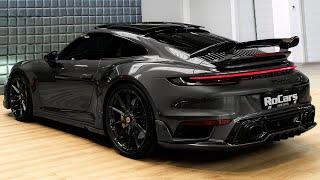 Akrapovic Porsche 911 992 Turbo S by TECHART - Sound Interior and Exterior in details