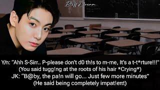 Jungkook ff  When your cold professor l*ck€d you with hm in the classroom after seeing you alone..