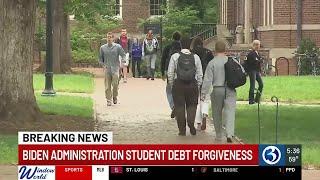 BREAKING President Biden to cancel additional student loan debt