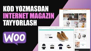 Kod yozmasdan uzum market kabi internet magazin ochish