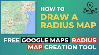 How to Draw a Radius Circle on Google Maps  Draw Radius Circle