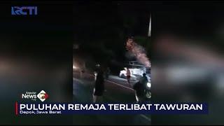 Tawuran 2 Kelompok Remaja di Sawangan Depok Pelaku Gunakan Sajam & Petasan #SeputariNewsPagi 3012