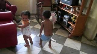 Cuban kids dancing reggaeton