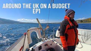 Sailing around The UK On A Budget Ep1 Isle Of Man to PortPatrick Scotland first port of call