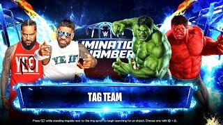 The Usos vs. Hulk & Red Hulk  Tag Team Match  WWE 2K24