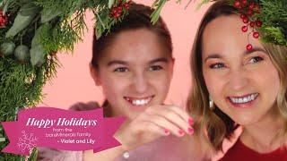 Sharing Holiday Traditions with Violet and Lily  bareMinerals