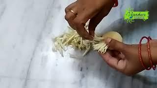 How To Make Bridal Hair Band With Natural Flowers  DIY Fresh Flower Hair Band Making Tutorial