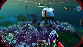 Feeding pet pengling  Subnautica below zero